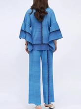 Truly Flowy Pleats 2 Piece Suit